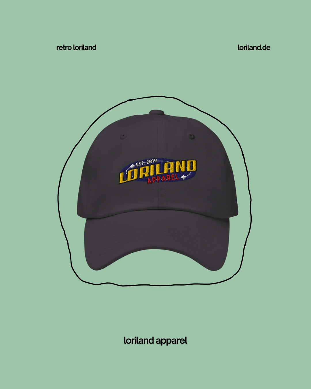 Dad-Hat, Loriland Apparel Logo