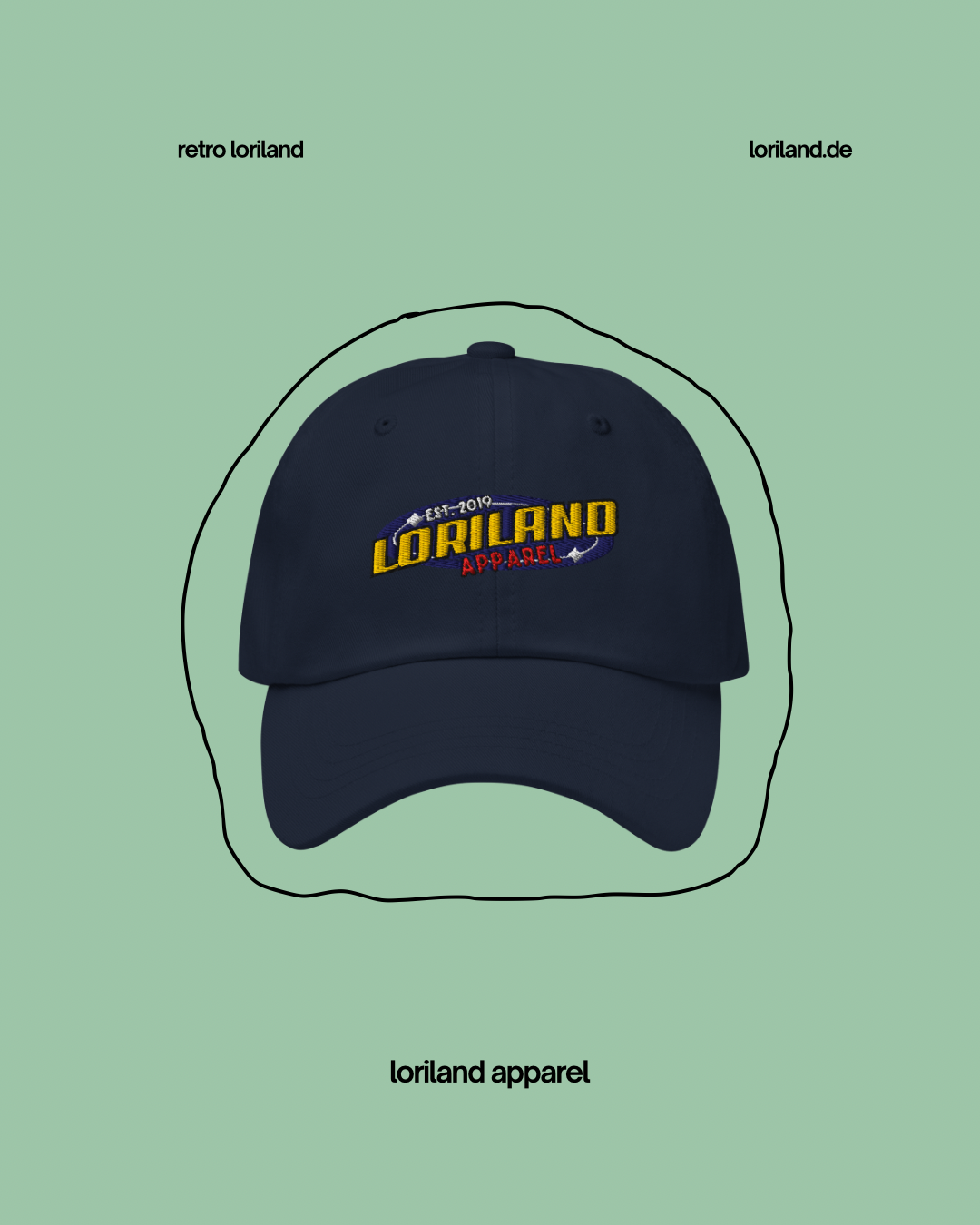 Dad-Hat, Loriland Apparel Logo
