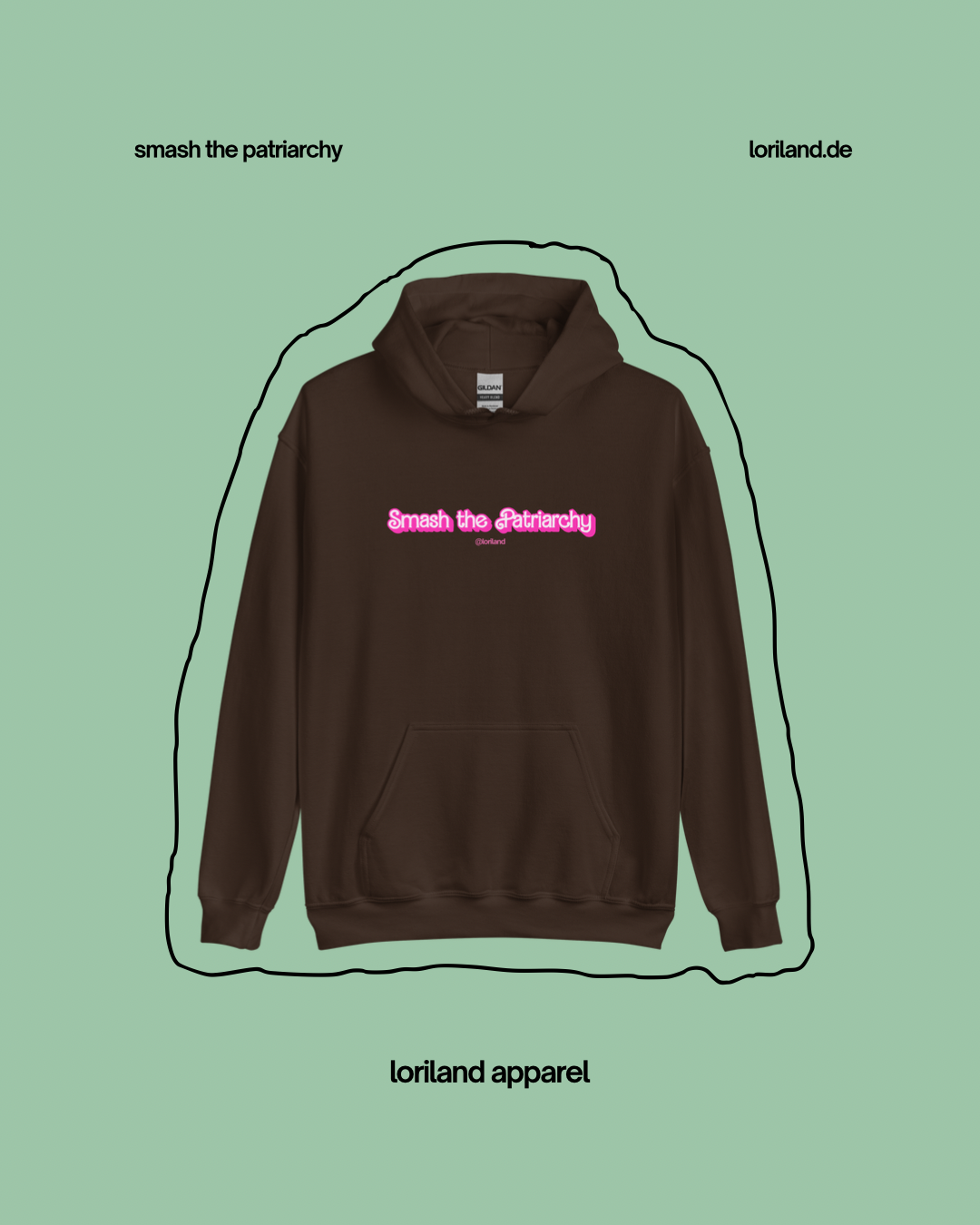 Unisex-Hoodie, Smash the Patriarchy, Loriland Apparel