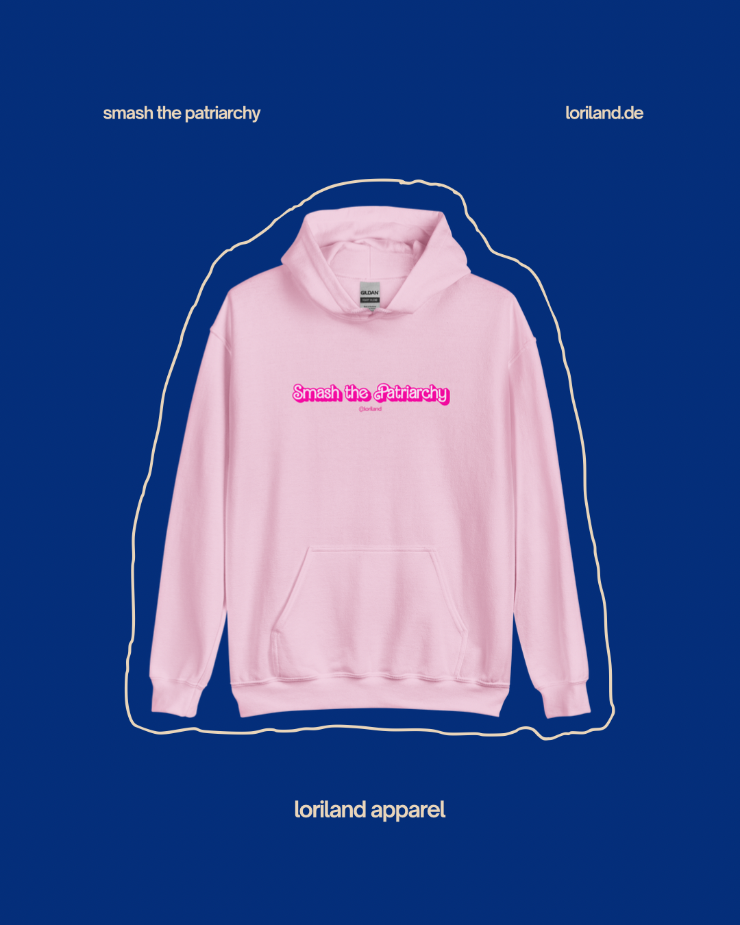 Unisex-Hoodie, Smash the Patriarchy, Loriland Apparel
