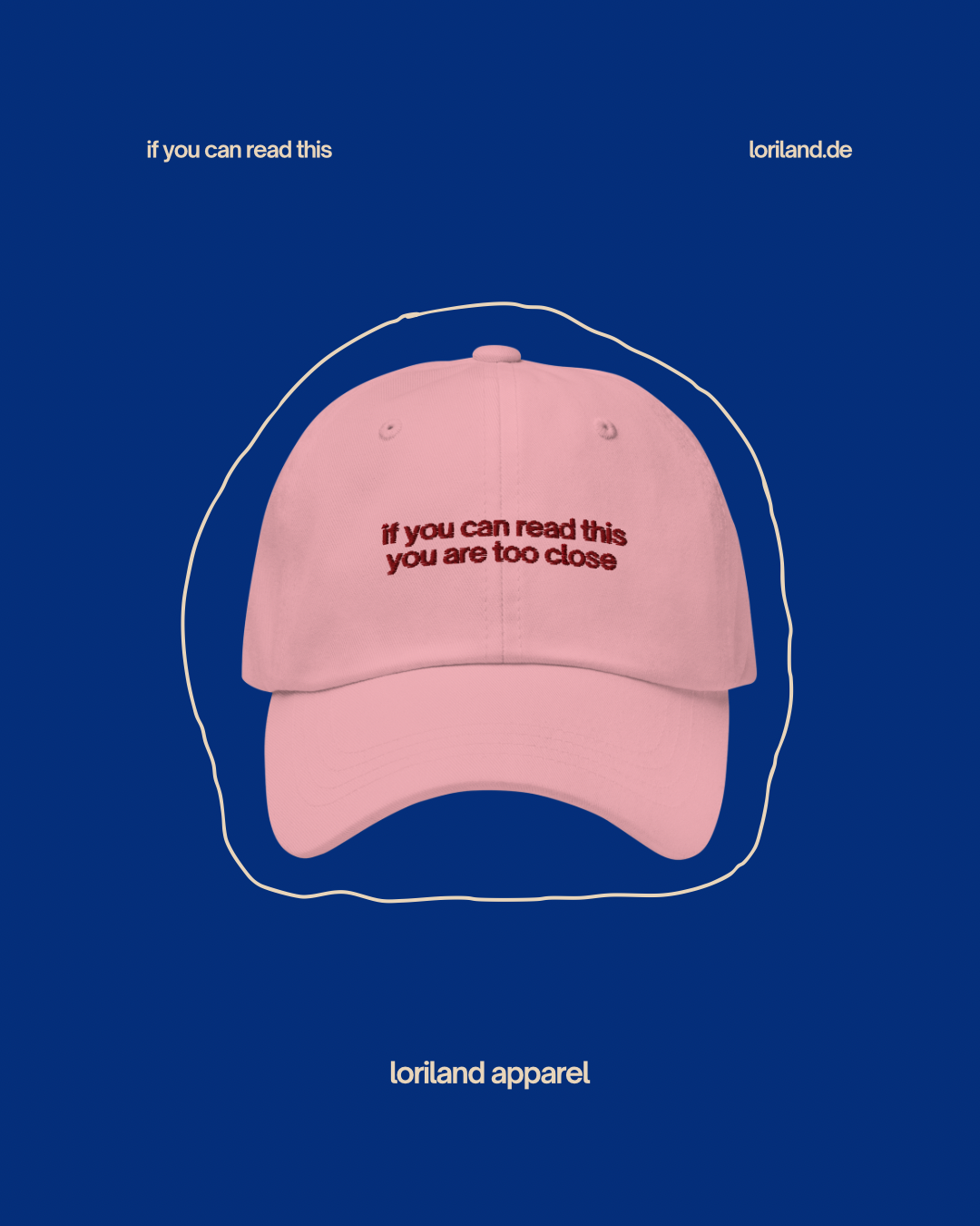 Dad-Hat, If You Can Read This, Loriland Apparel