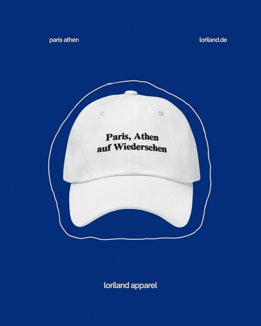 Dad-Hat, Paris Athen auf Wiedersehen, Loriland Apparel