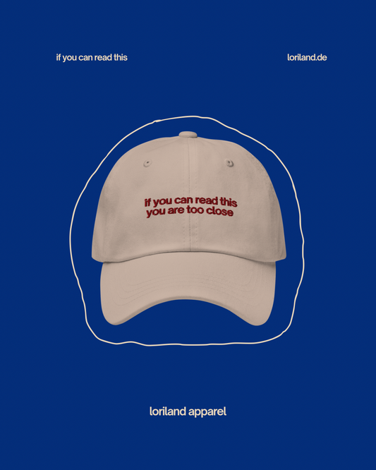 Dad-Hat, If You Can Read This, Loriland Apparel