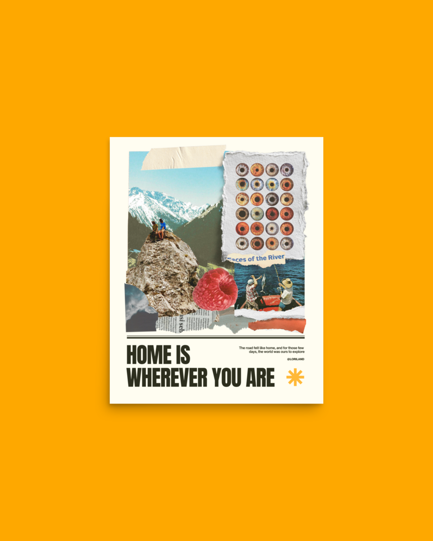 Poster, Home Is Wherever You Are