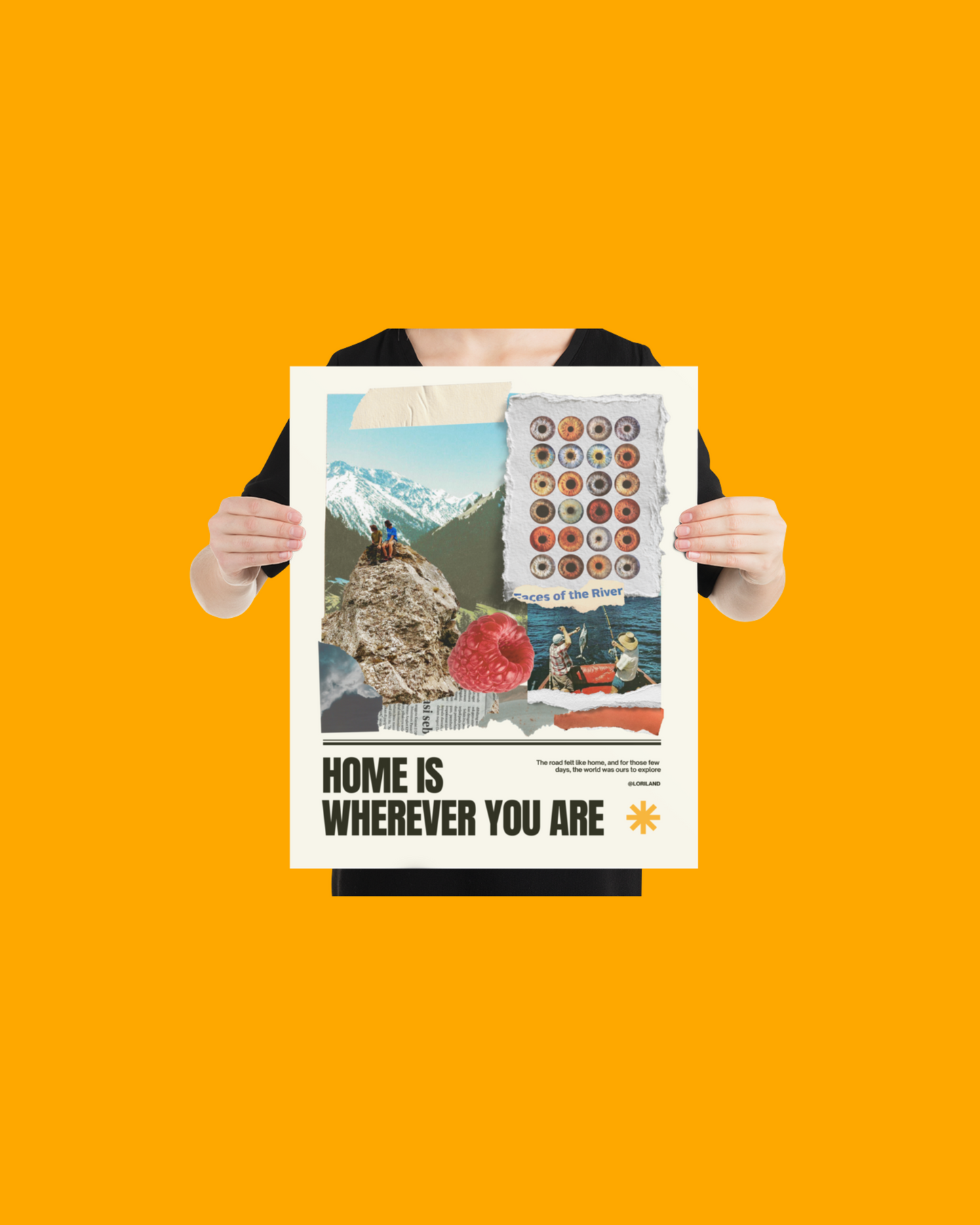 Poster, Home Is Wherever You Are