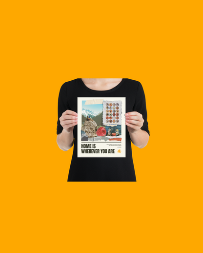 Poster, Home Is Wherever You Are