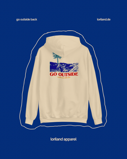 Unisex-Hoodie, Go Outside, Loriland Apparel