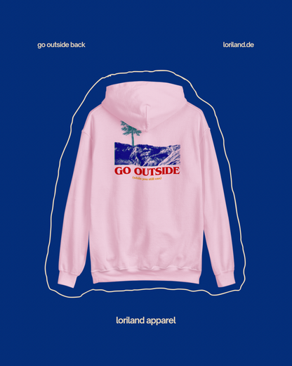 Unisex-Hoodie, Go Outside, Loriland Apparel