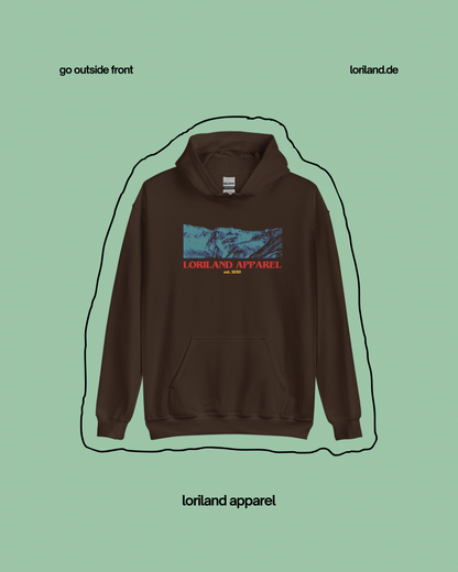 Unisex-Hoodie, Go Outside, Loriland Apparel
