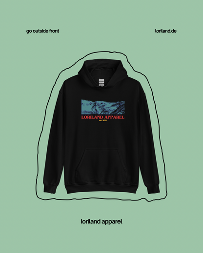 Unisex-Hoodie, Go Outside, Loriland Apparel