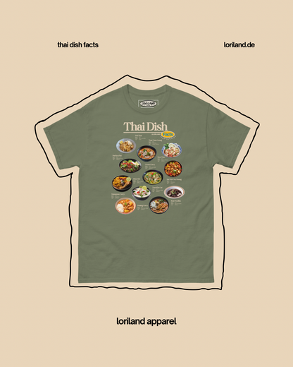 Thai Dish Facts / Unisex T-Shirt mit Retro Aufdruck / Loriland Apparel