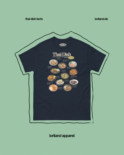Thai Dish Facts / Unisex T-Shirt mit Retro Aufdruck / Loriland Apparel
