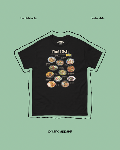 Thai Dish Facts / Unisex T-Shirt mit Retro Aufdruck / Loriland Apparel