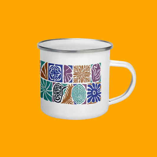 Emailletasse Tribal Loriland